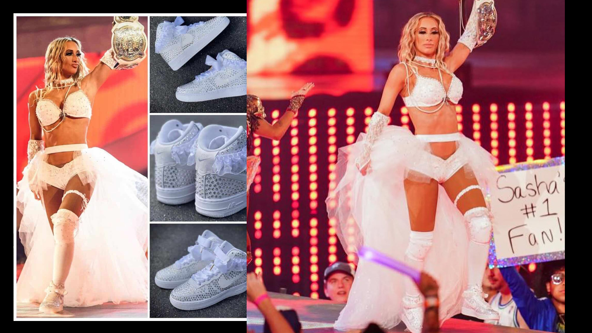 Carmella Air Force 1 High Wrestlers Sneakers