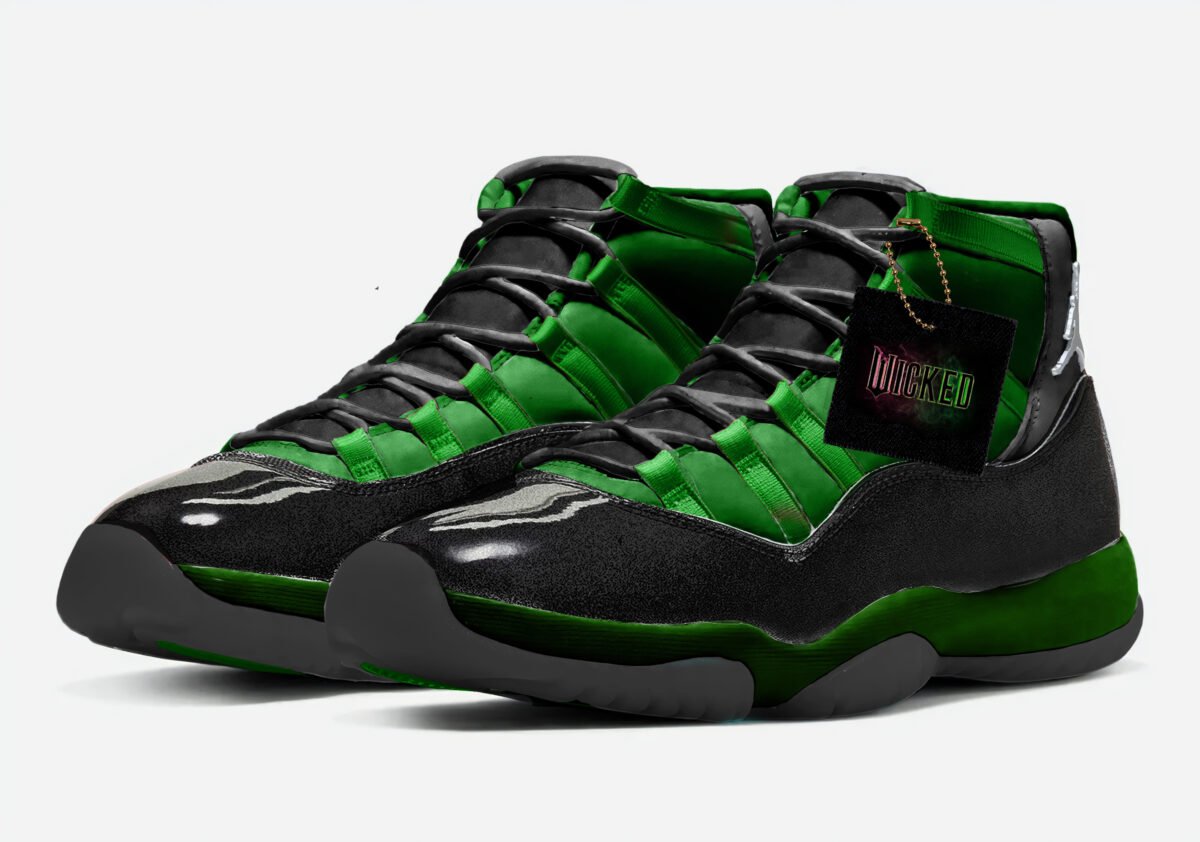 Jordan 11 Wicked Movie Witch Sneakers