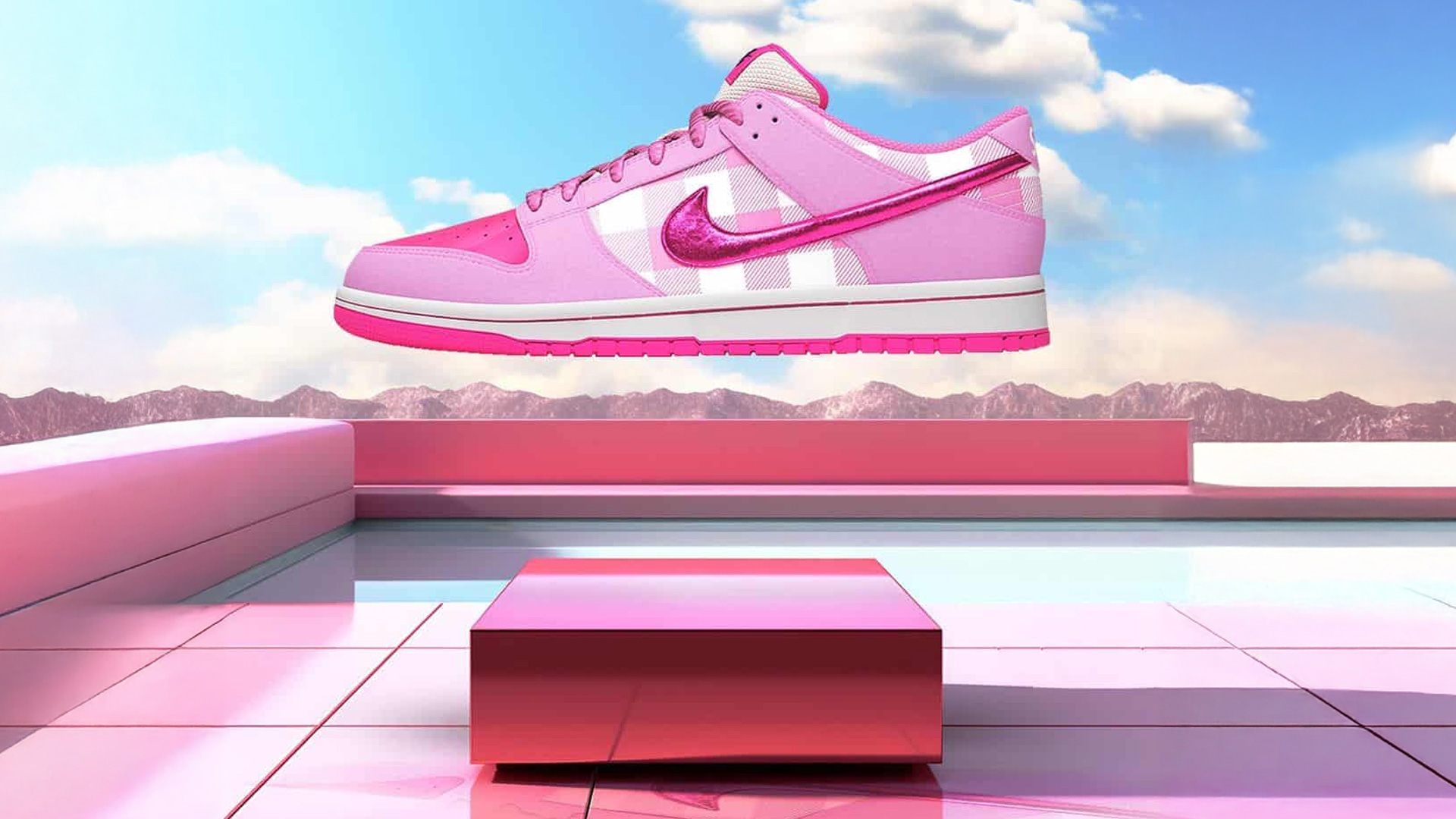 The Shoe Surgeon Nike SB Malibu Pink Dunk Low