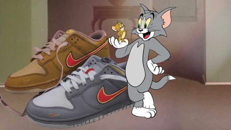 Tom and Jerry Nike Dunk Low Sneakers