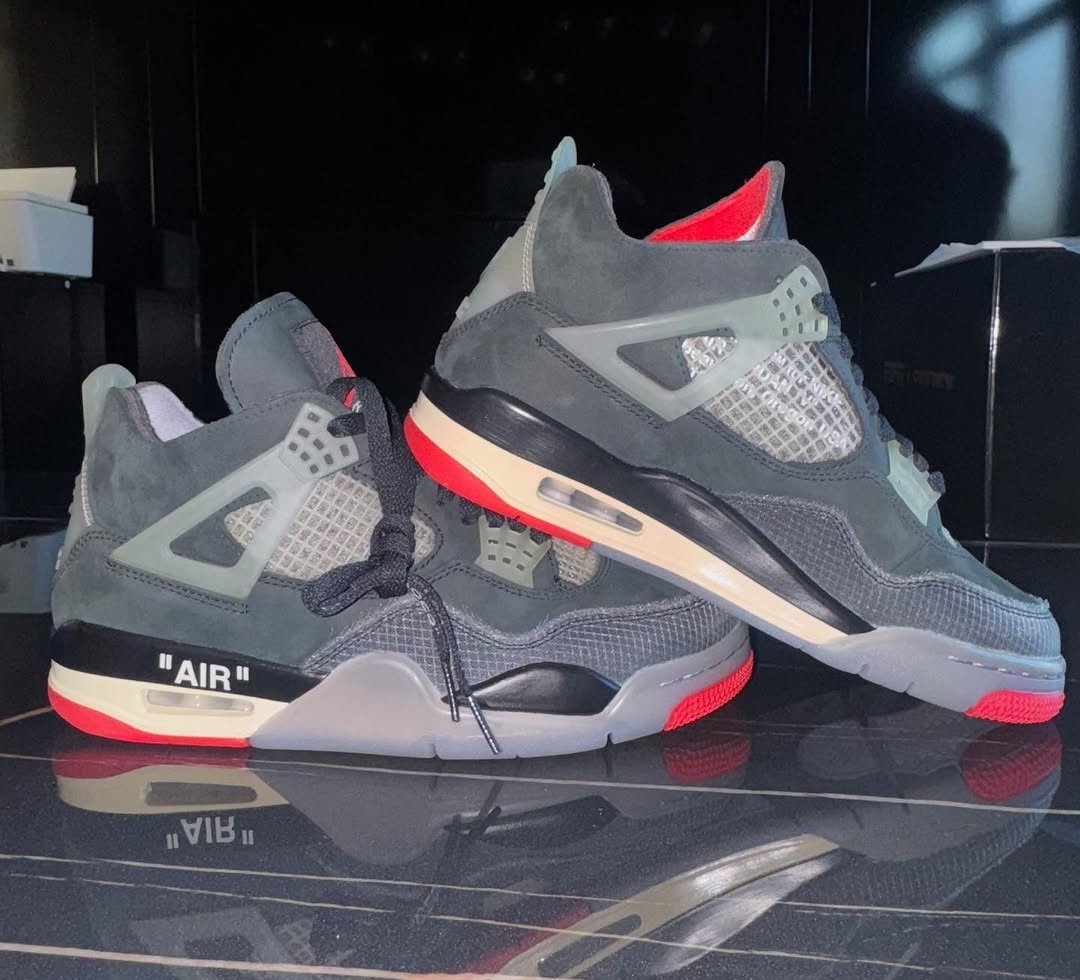 Off-White X Air Jordan 4 "Bred"