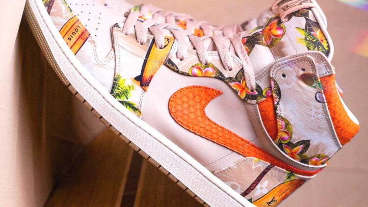 Louis Vuitton x Air Jordan 1 High Floral