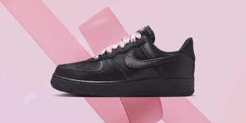 Nike Air Force 1 Low WMNS "Black Satin"