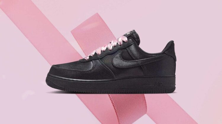 Nike Air Force 1 Low WMNS "Black Satin"