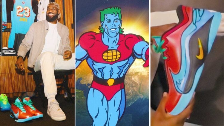 lebron james unreleased captain planet nike lebron 22