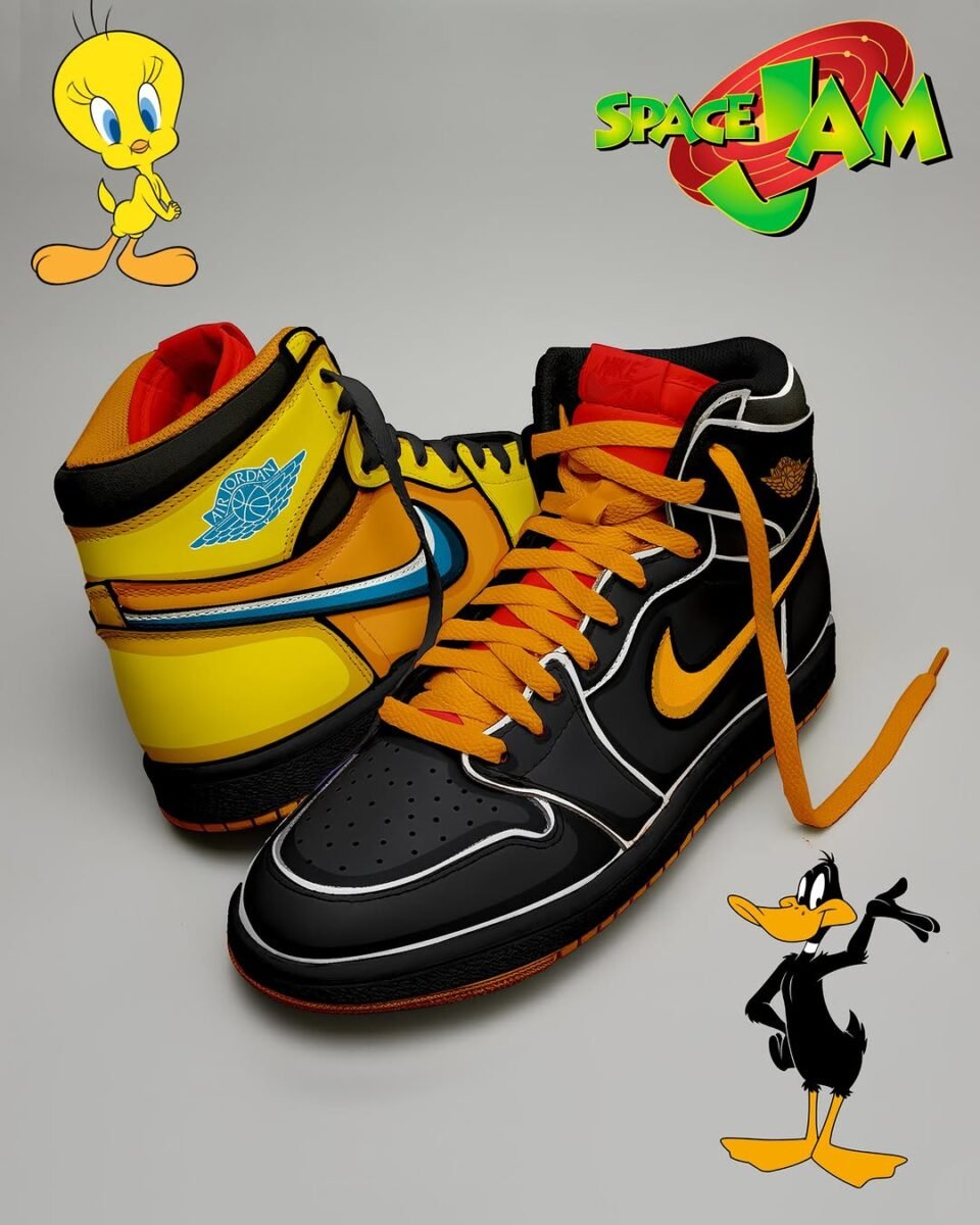 Looney Tunes x Air Jordan 1 "Tweety x Daffy"
