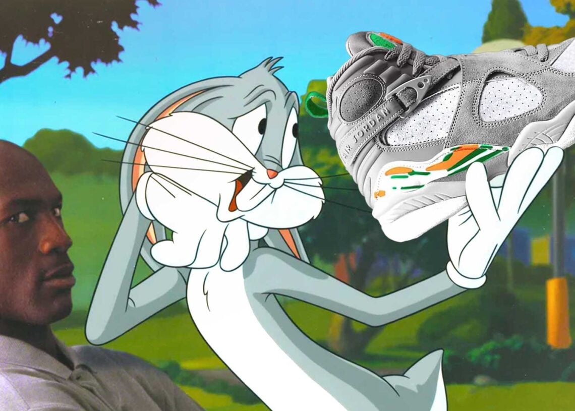 fake jordan 8 bugs bunny