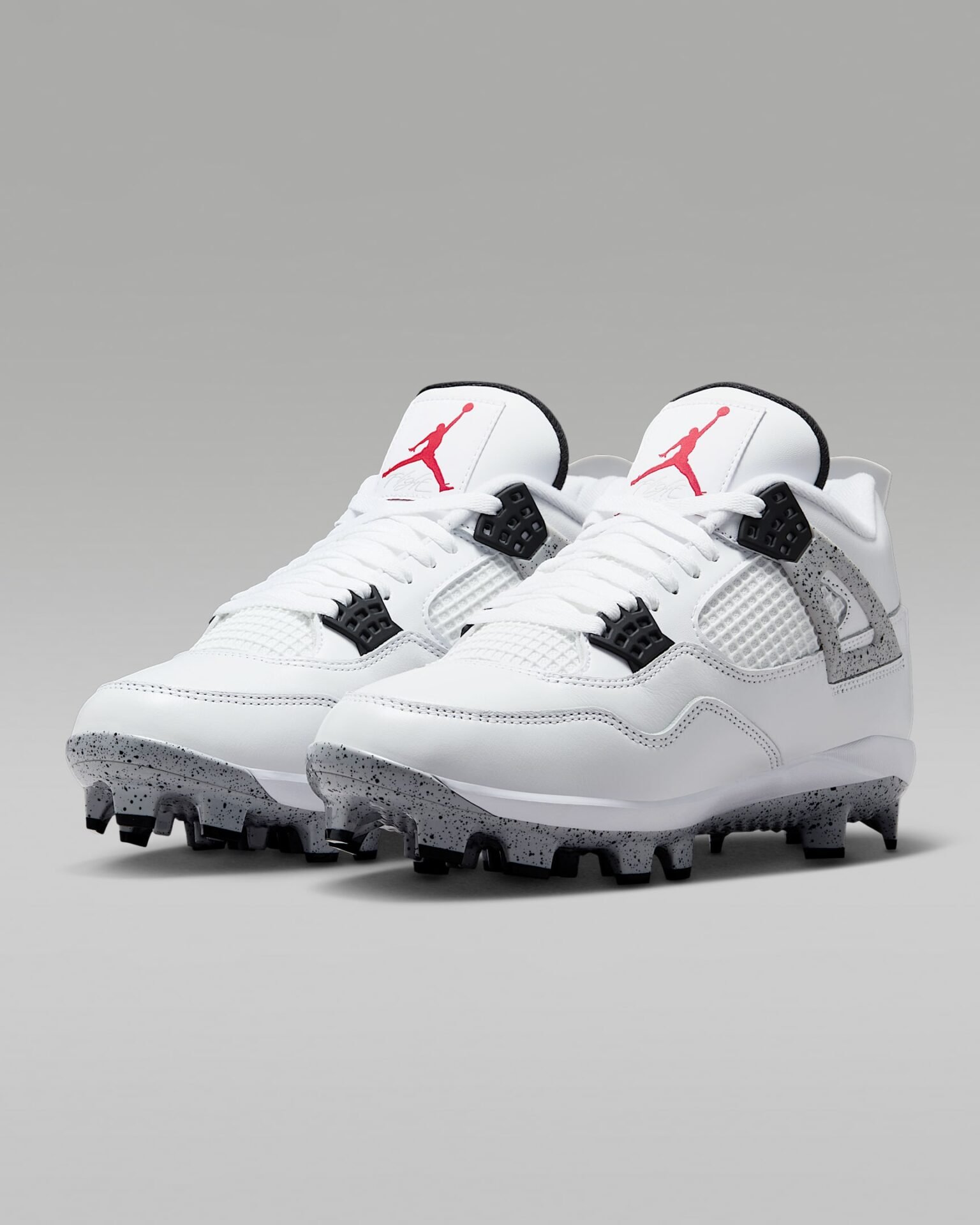 Air Jordan 4 "White Cement" Baseball Cleat