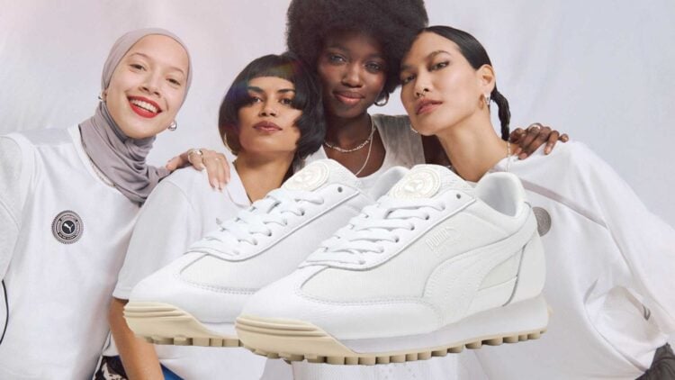 PUMA White JER-SHE Sneakers