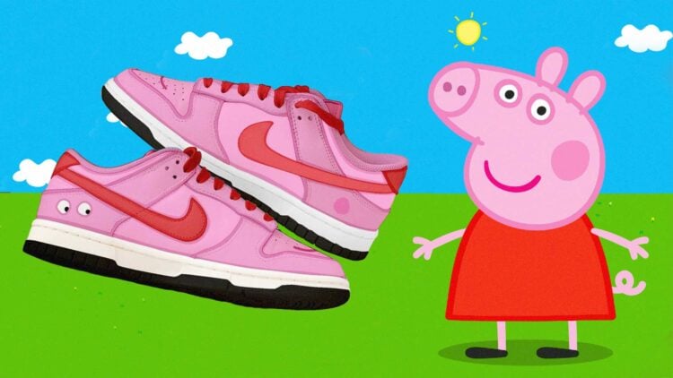 "Peppa Pig" Nike Dunk Low