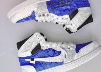Fragment x Off-White Satin Air Jordan 1 High