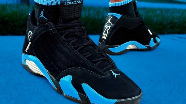Air Jordan 14 "Black/University Blue"