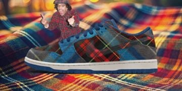 Nardwuar Nike SB Dunk Low plaid