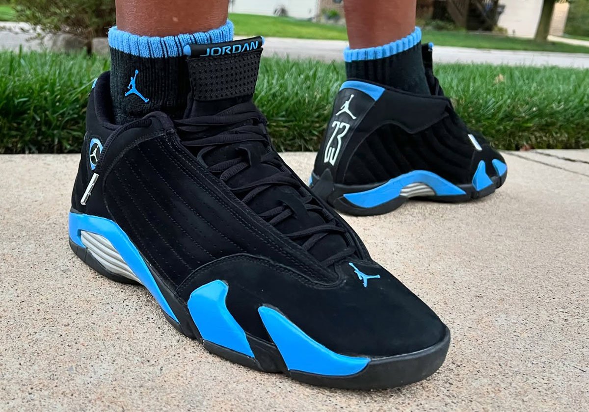 Air Jordan 14 "Black/University Blue"