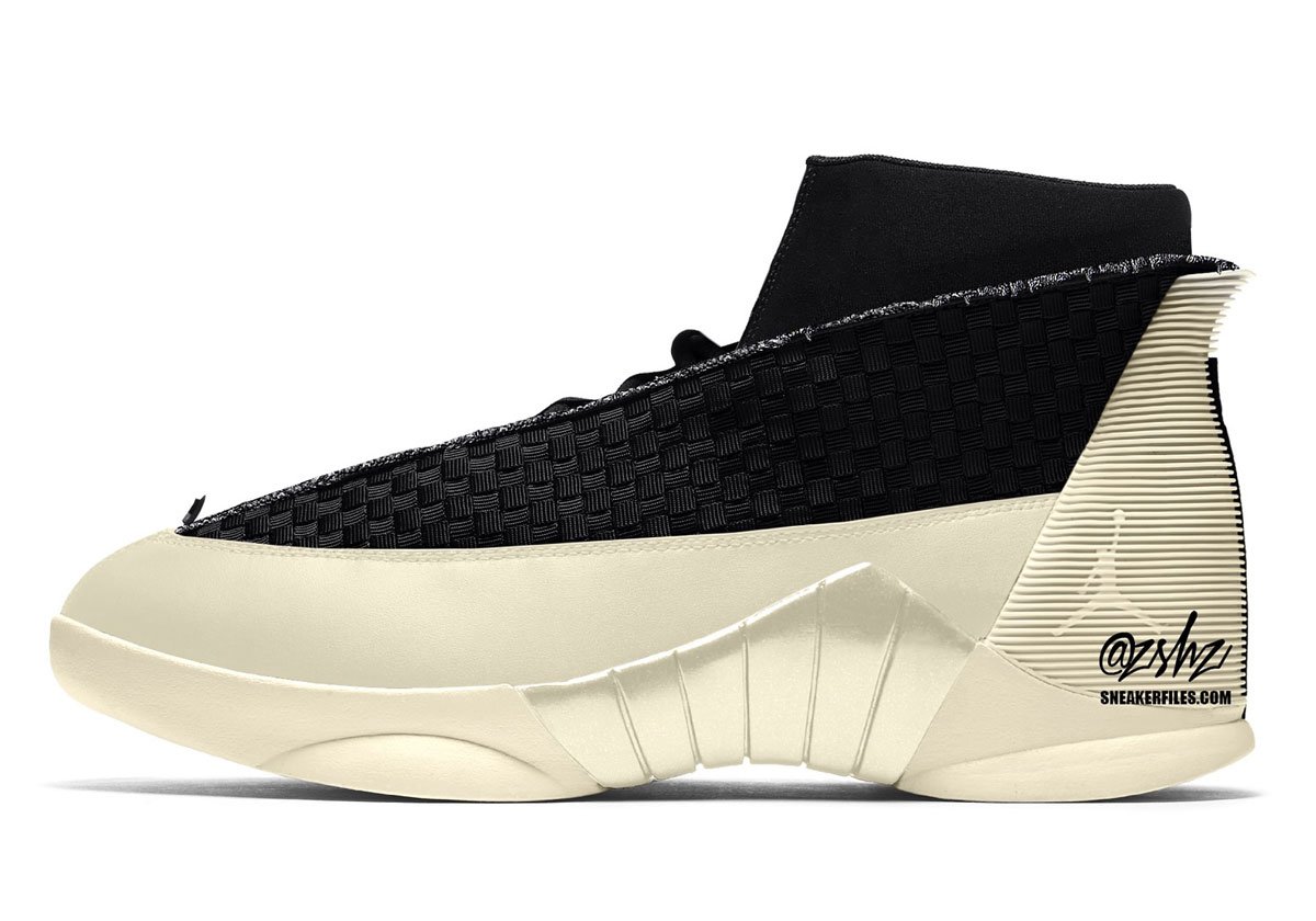 AIR JORDAN 15 23RE “BLACK MUSLIN” 