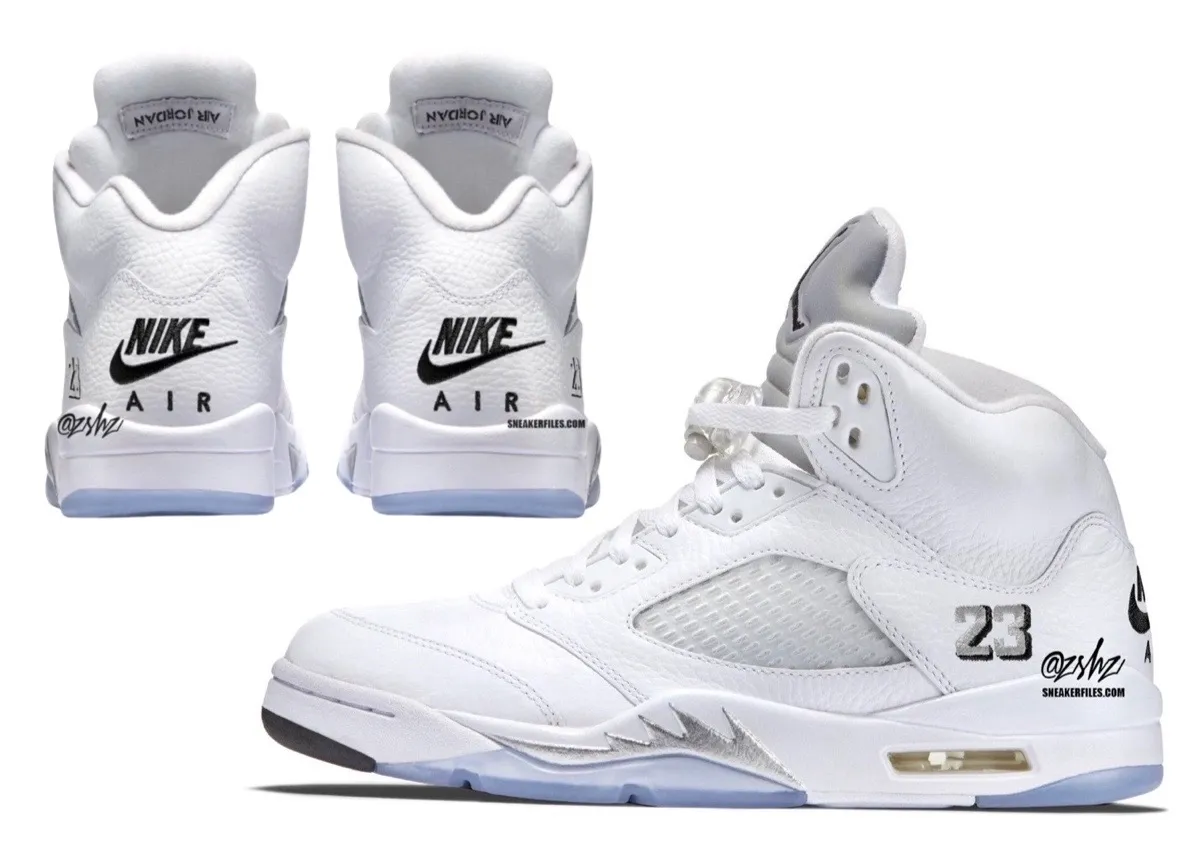 Air Jordan 5 "White Metallic"