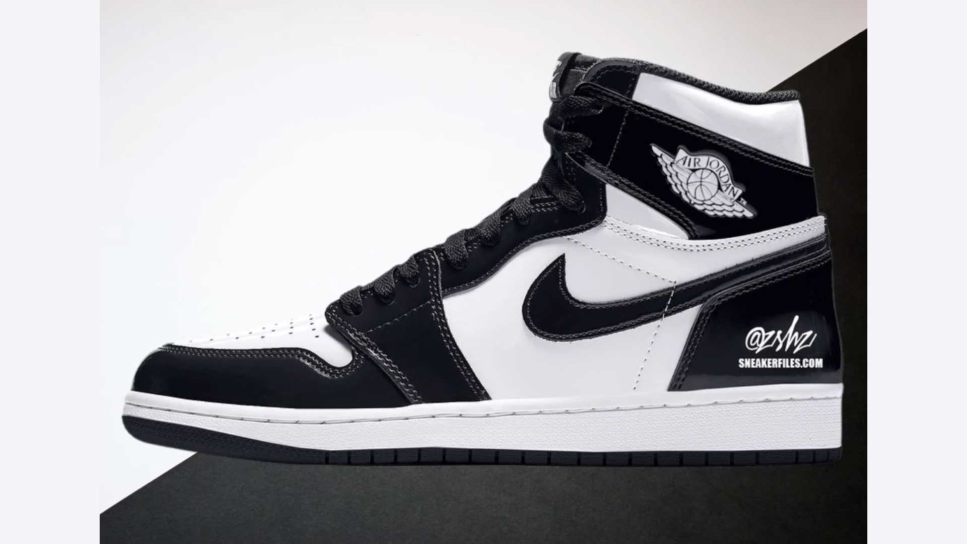 Air Jordan 1 High OG Patent "Black/White"