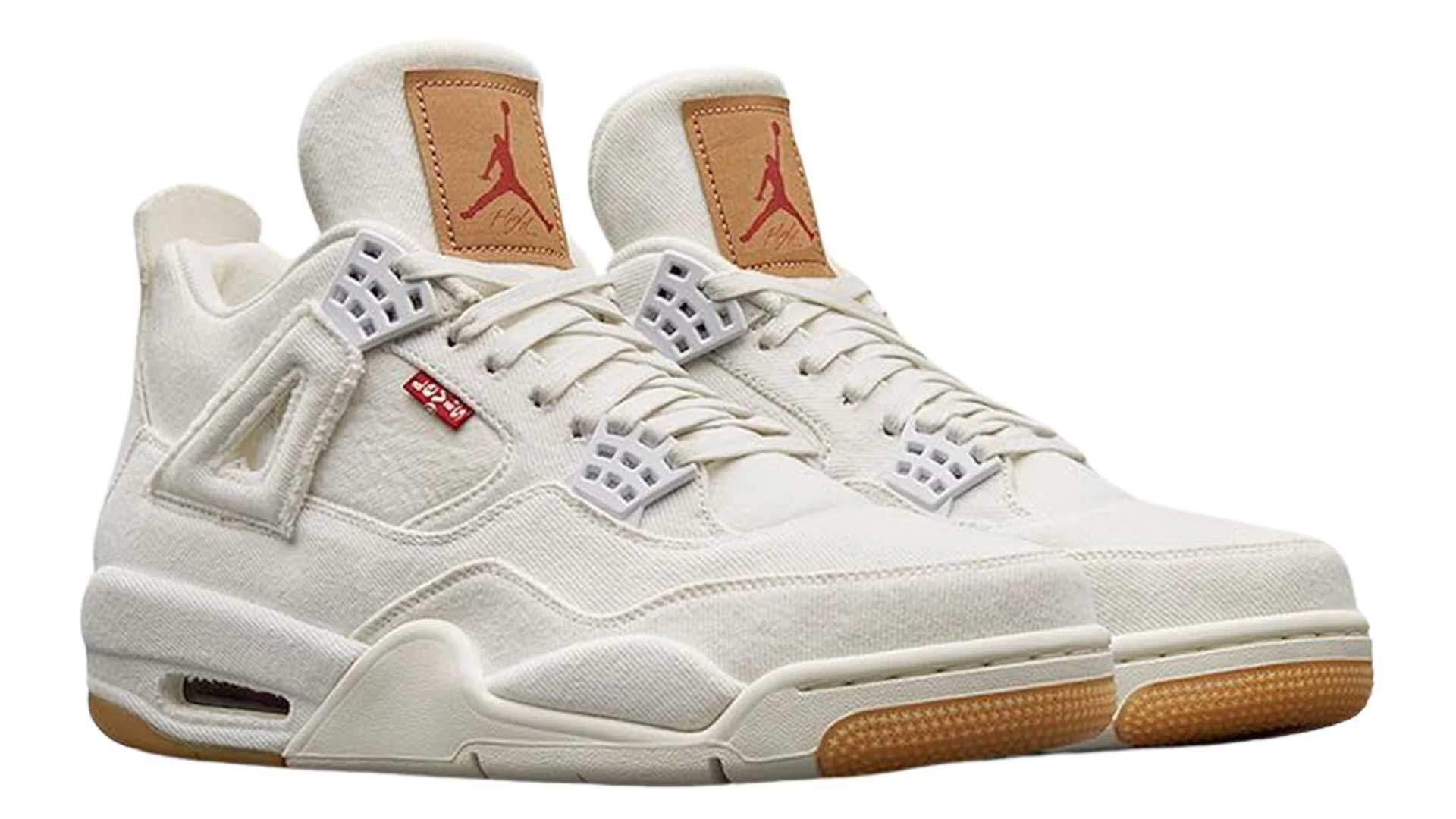 Levi's x Air Jordan 4 "White Denim"