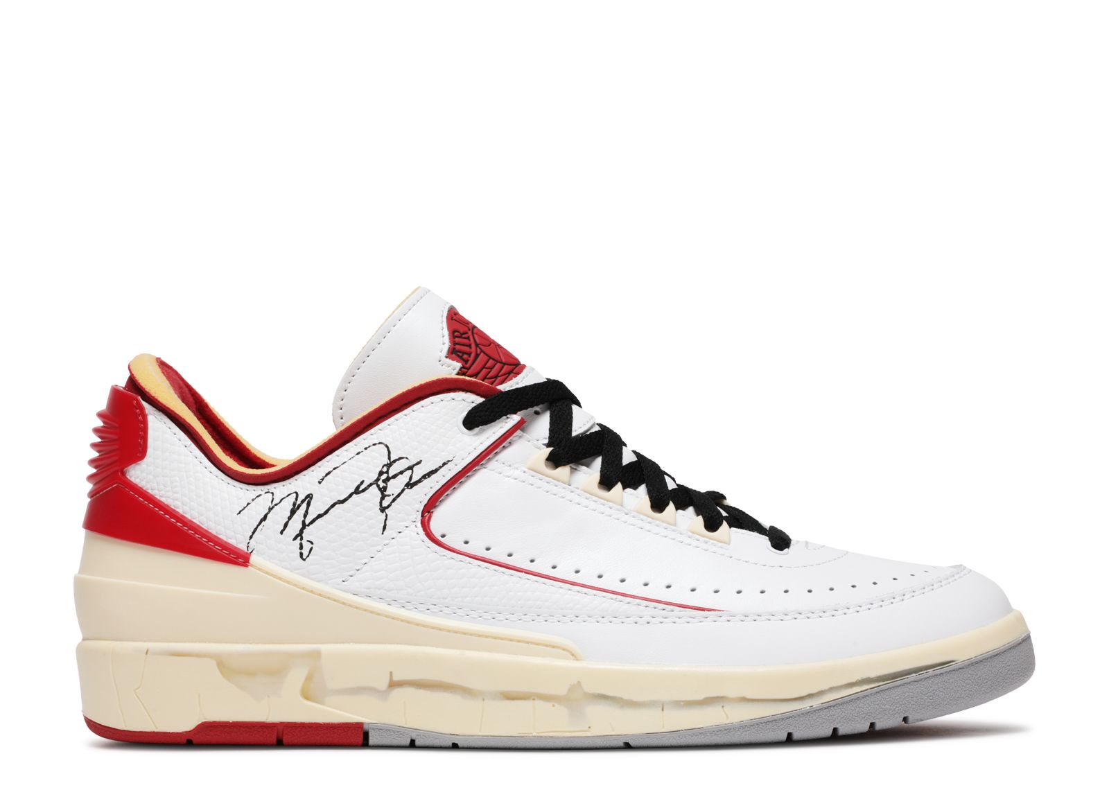 Off-White x Air Jordan 2 Low "White/Red"
