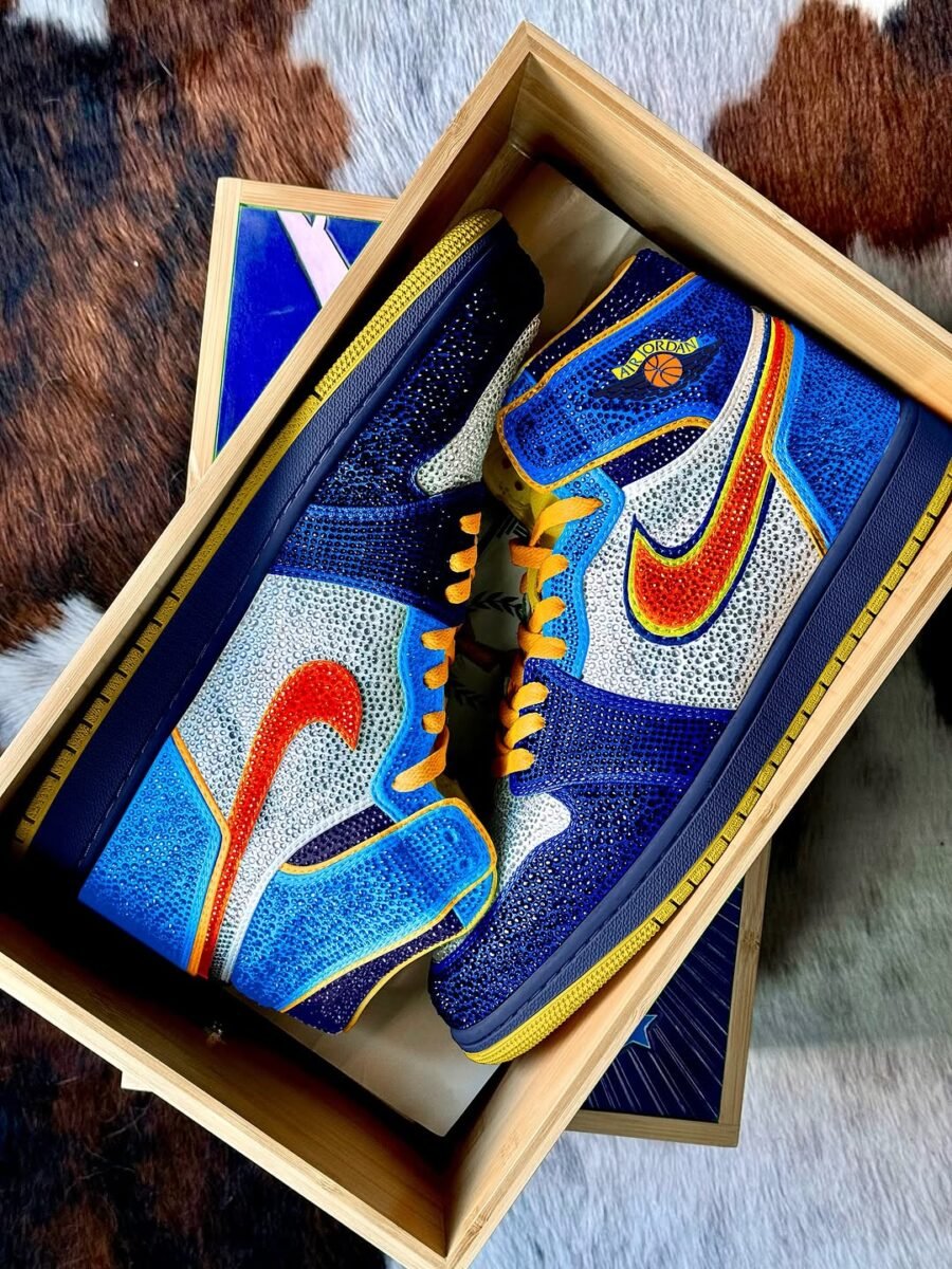 Oklahoma City Thunder Air Jordan 1 Sneakers