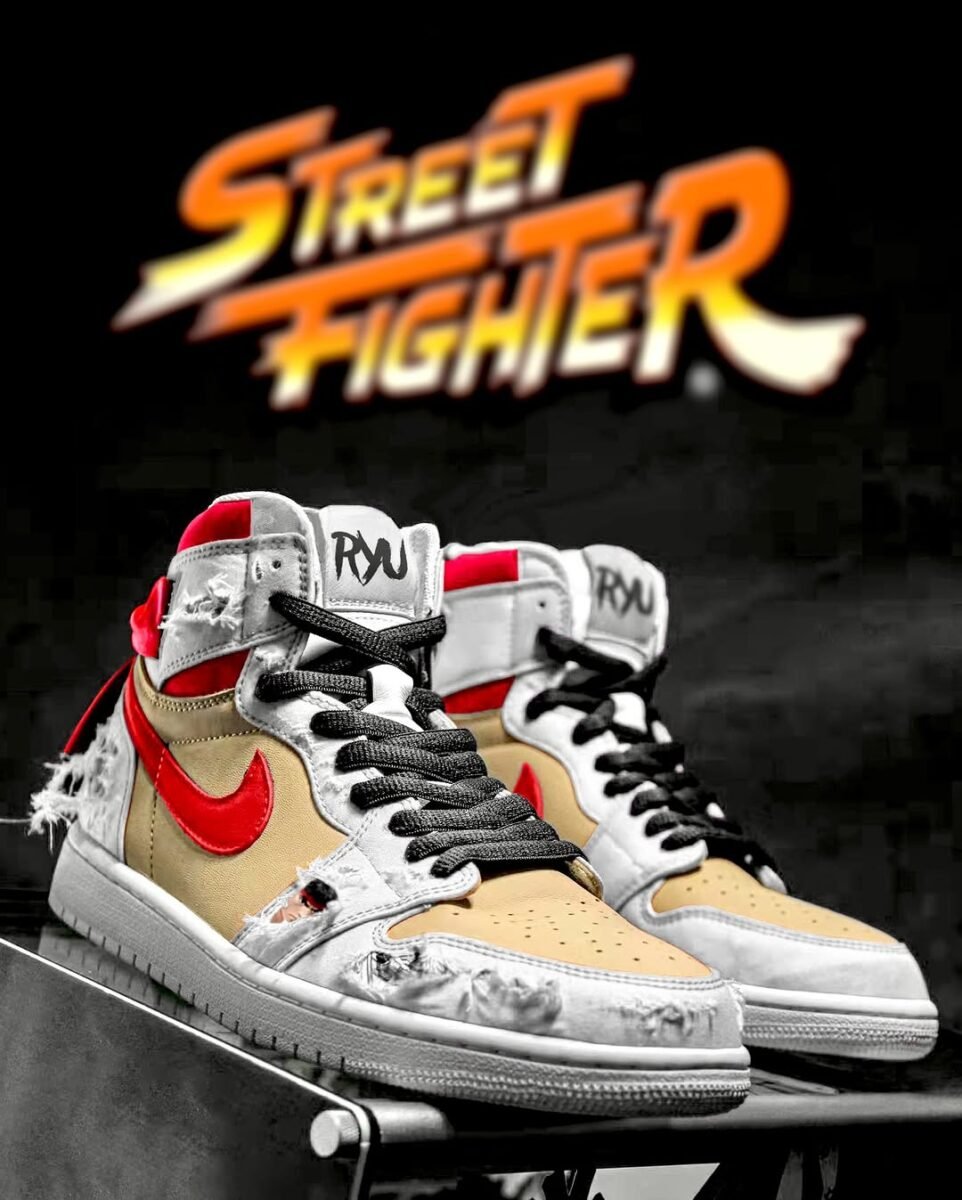 Streetfighter Air Jordan 1 Sneakers