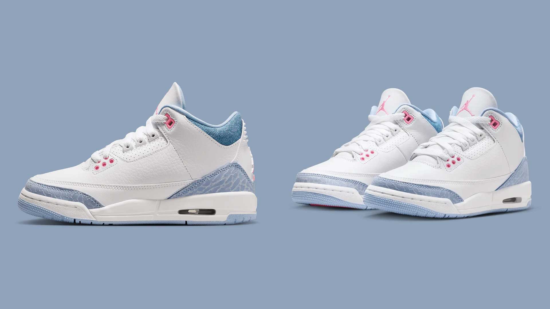 Air Jordan 3 "Cobalt Bliss/Pink Glow" kids