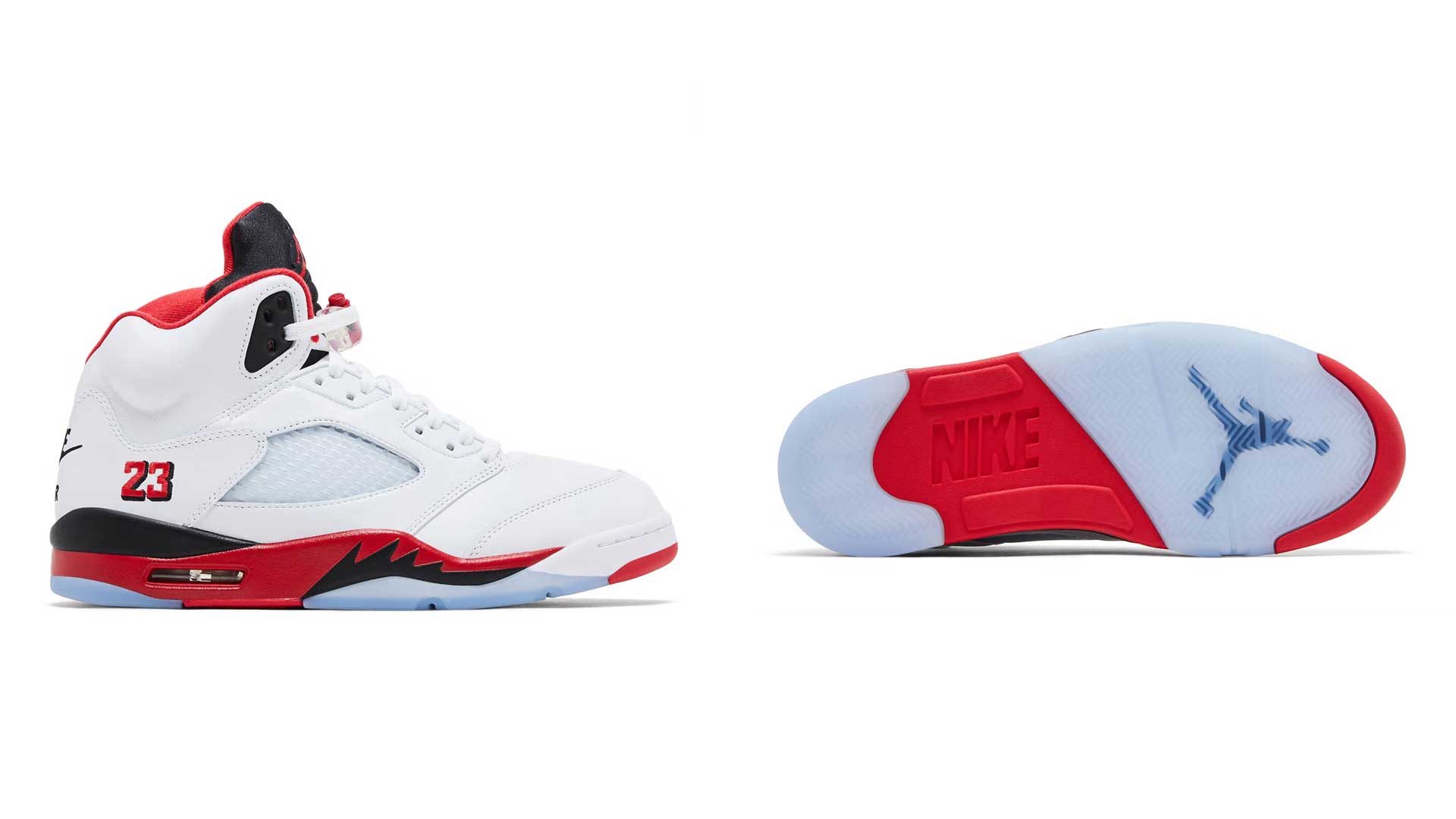 Air Jordan 5 OG "Fire Red" (Black Tongue)