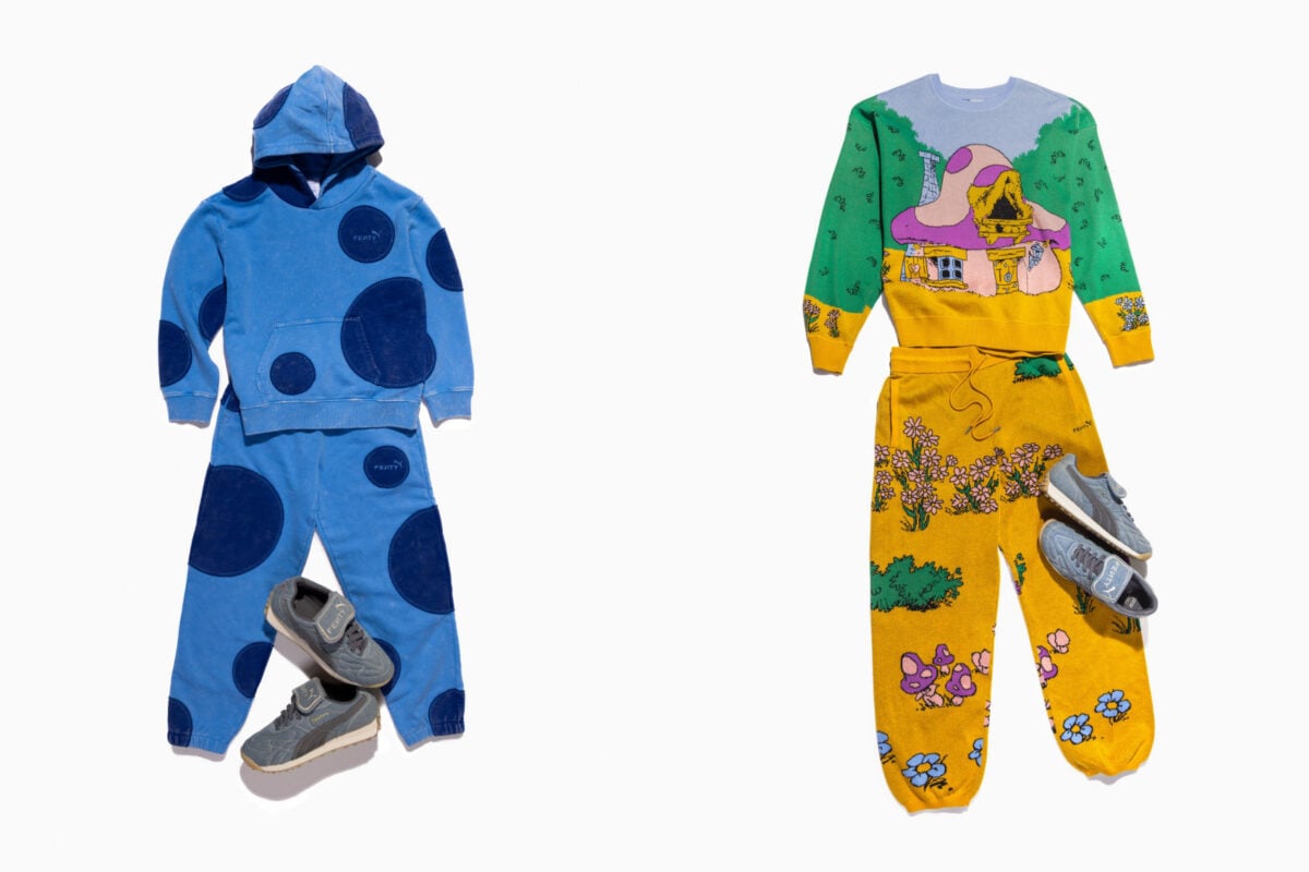 No Need to Feel Blue with the FENTY x PUMA x Smurfs Collab