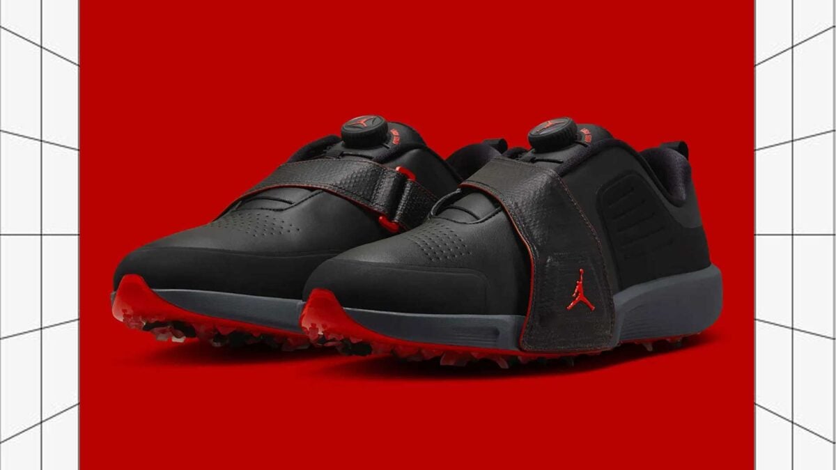 Michael Jordan Air Rev Golf Sneaker Bred Colorway