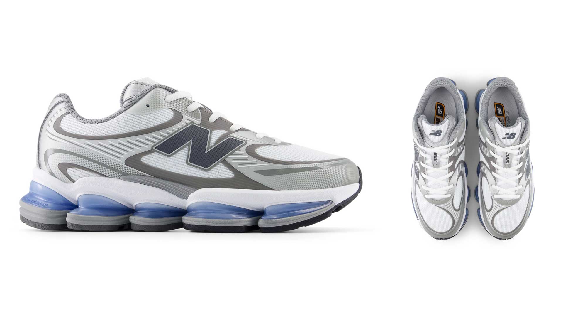 New Balance 2000 "White/Silver Metallic"
