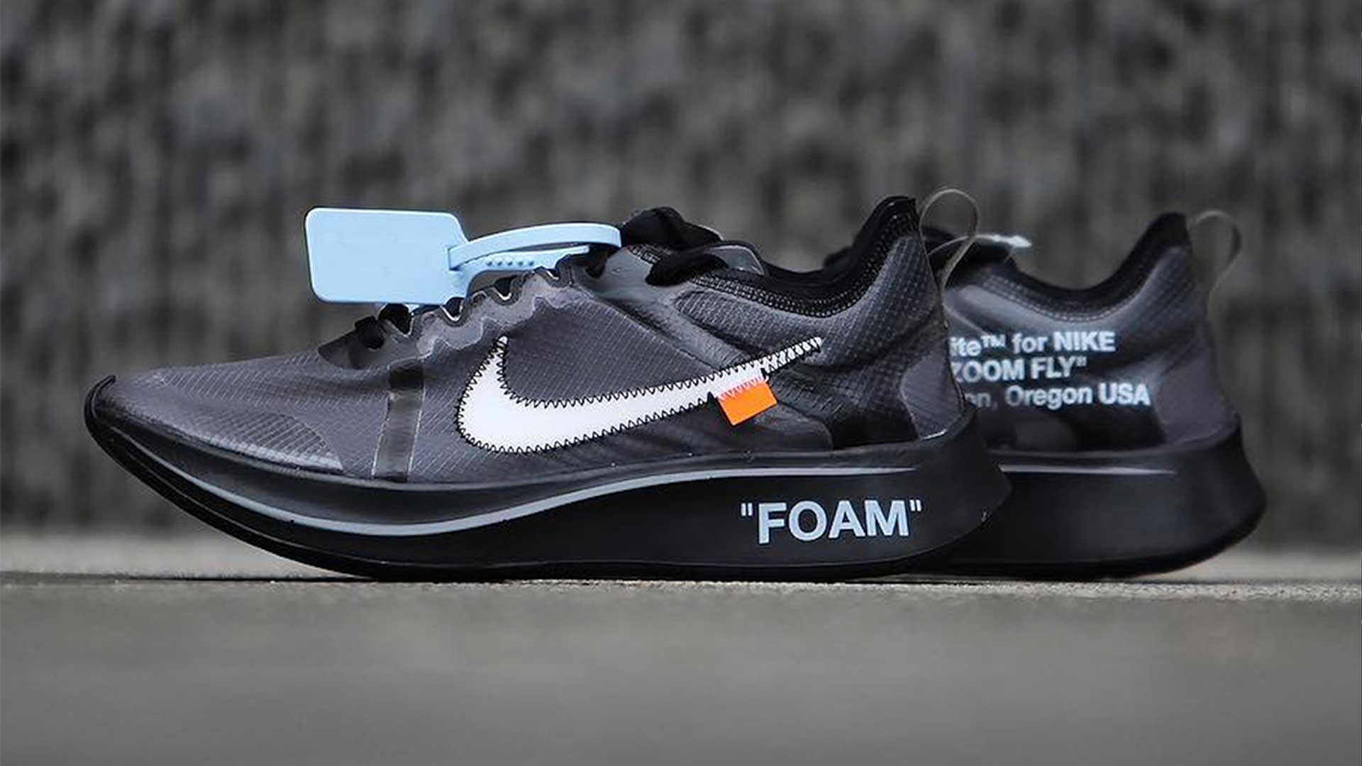 Off-White x Nike Zoom Fly "Black" (2018)