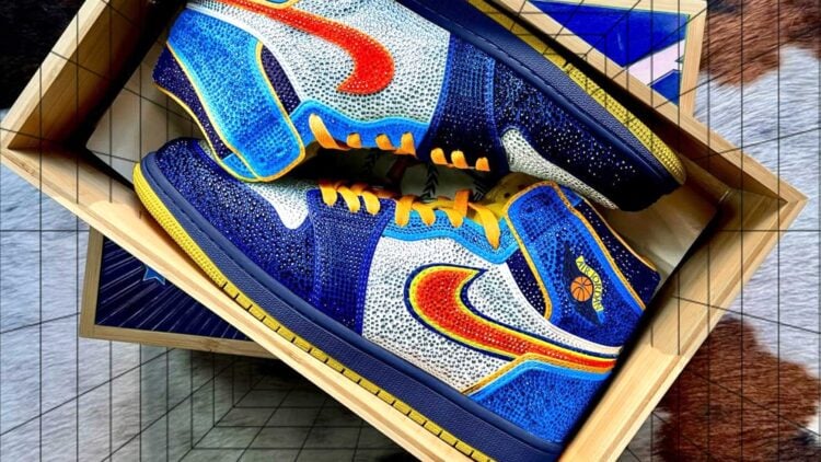 Oklahoma-City-Thunder-Air-Jordan-1-Sneakers