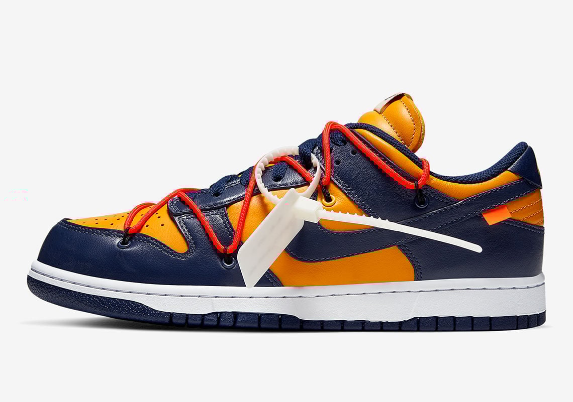 Off-White x Nike Dunk Low "Michigan"