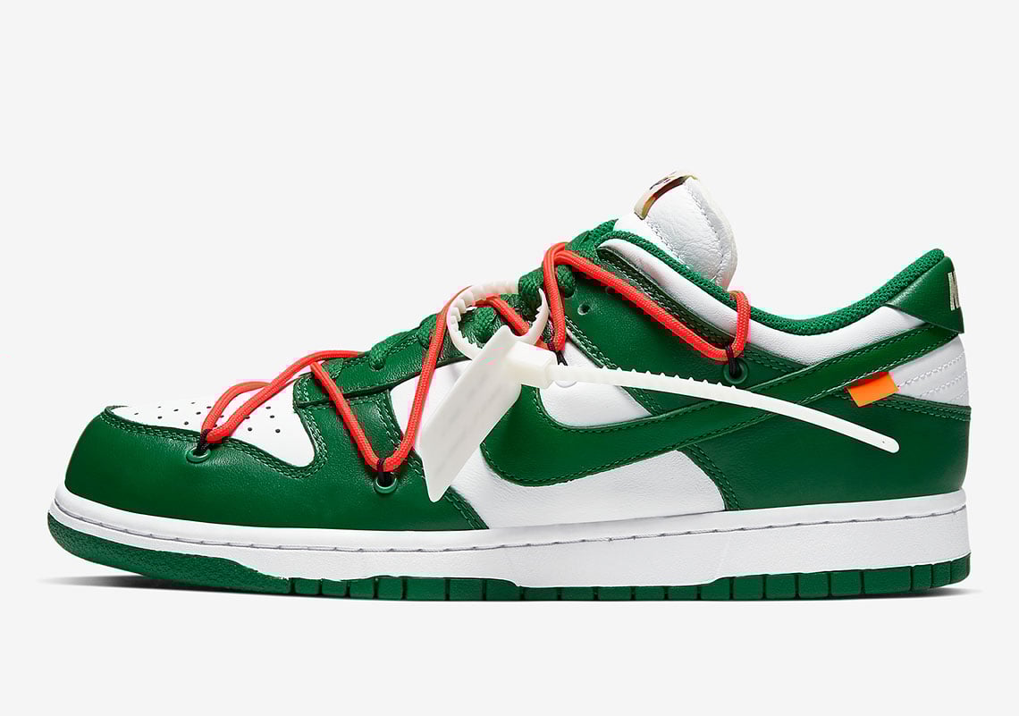 Off-White x Nike Dunk Low "White/Green"