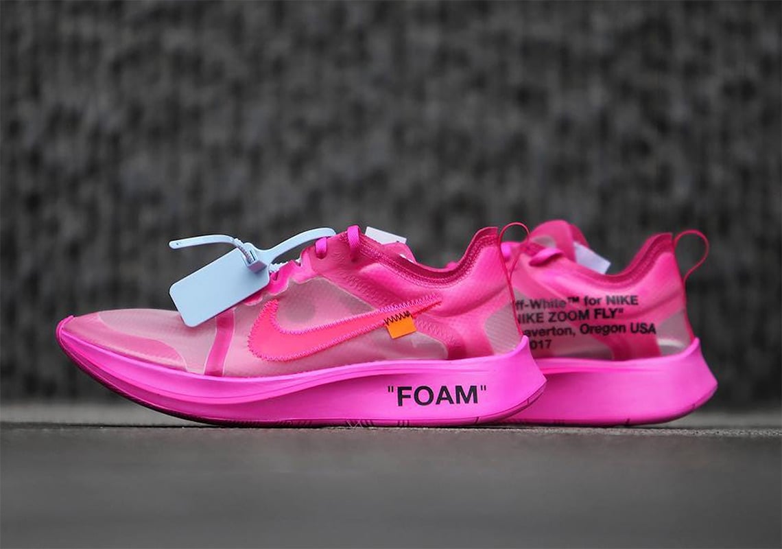 Off-White x Nike Zoom Fly "Pink" (2018)