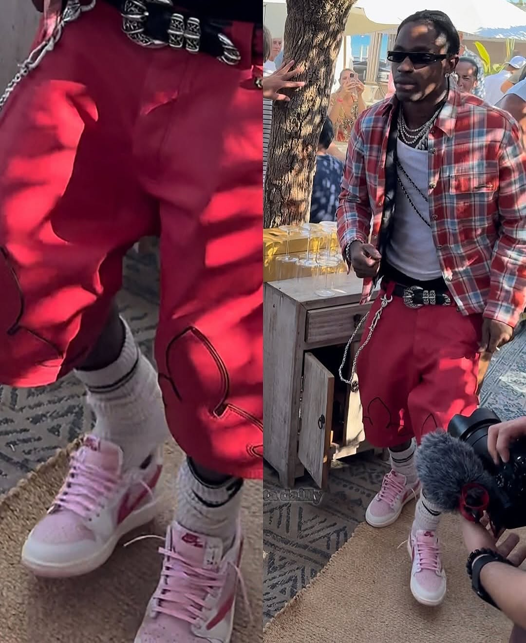 Travis Scott x Air Jordan 1 Low "Shy Pink"