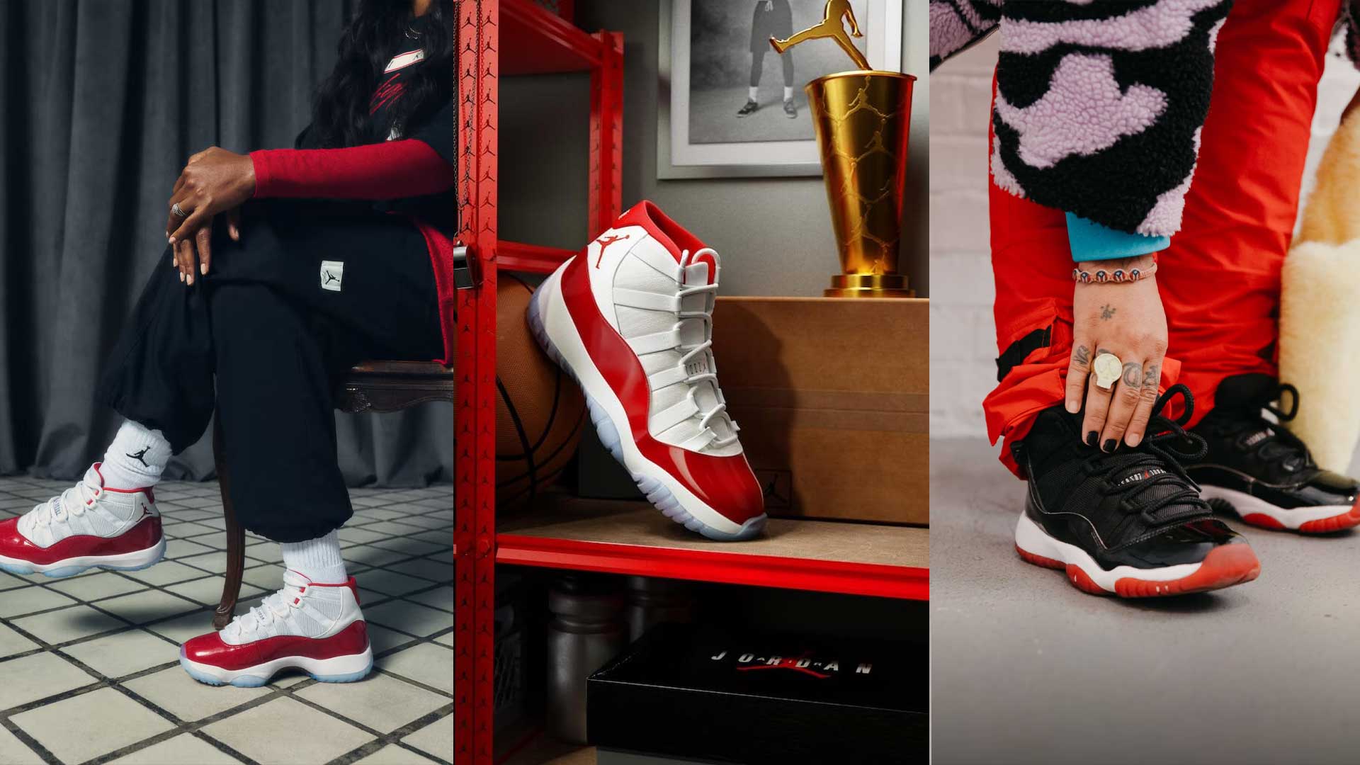 Air Jordan 11 on foot