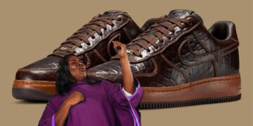 Nike Air Force 1 Low Fauna Brown Croc Skin