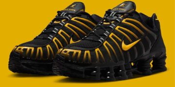 Nike New Shox TL Yellow Black Pittsburgh Steelers