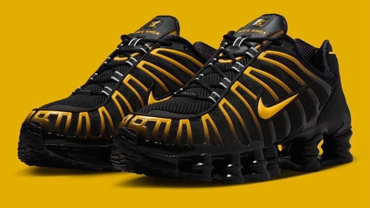 Nike New Shox TL Yellow Black Pittsburgh Steelers