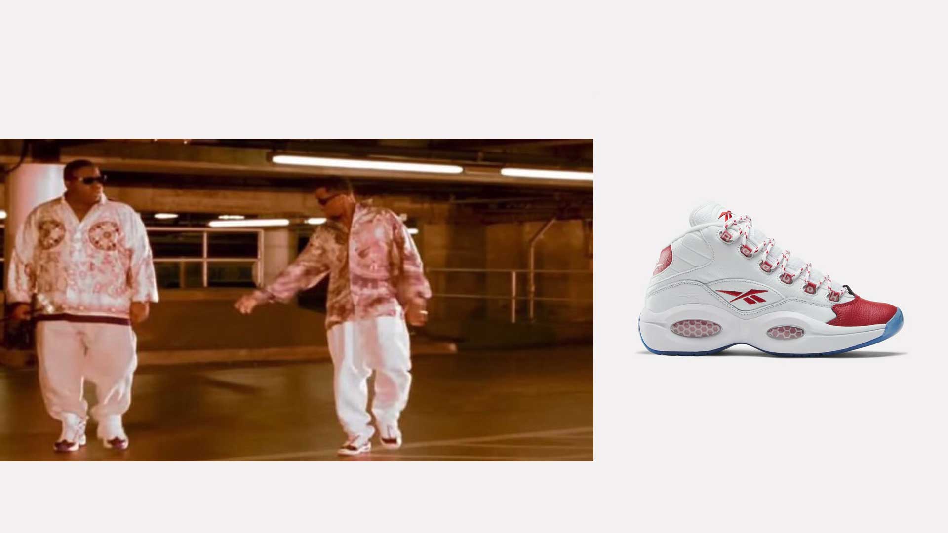 Reebok Question Notorious BIG Sneakers Biggie