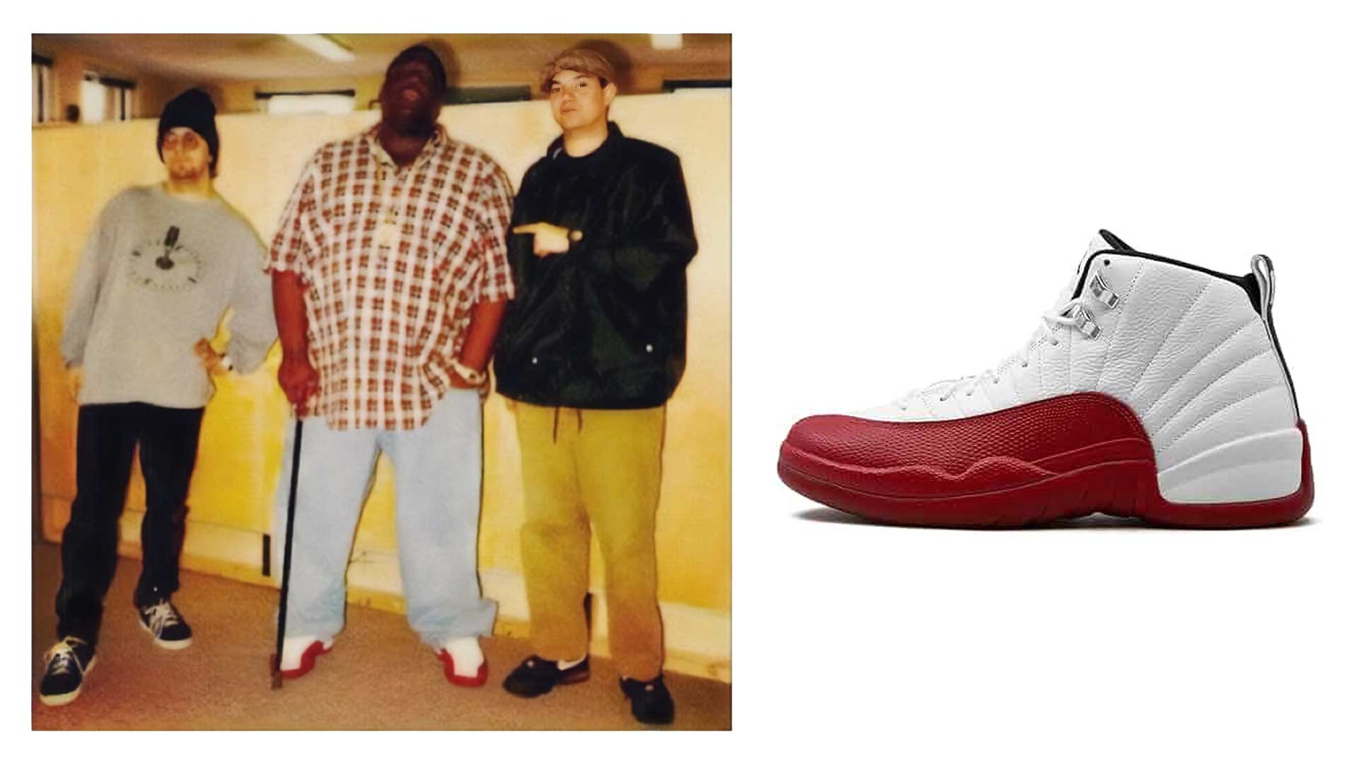 air jordan 12 Cherry Red notorious big biggie rapper