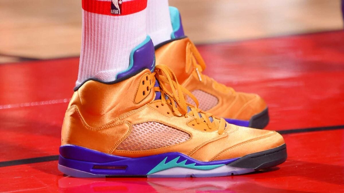 Air Jordan 5 "Fresh Prince" Gold Satin