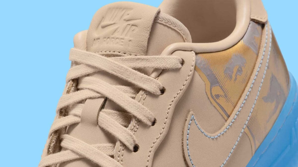 Kobe Bryant Nike Air Force 1 Low Linen/University Blue