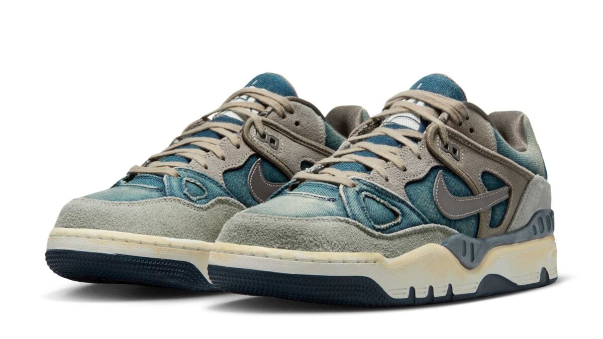 Levi’s x Nigo x Nike Air Force 3 Low Olive Gray/Summit White/Navy/Metallic Pewter