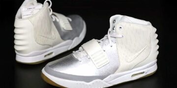Nike Air Yeezy 2 “Silver/White” sample