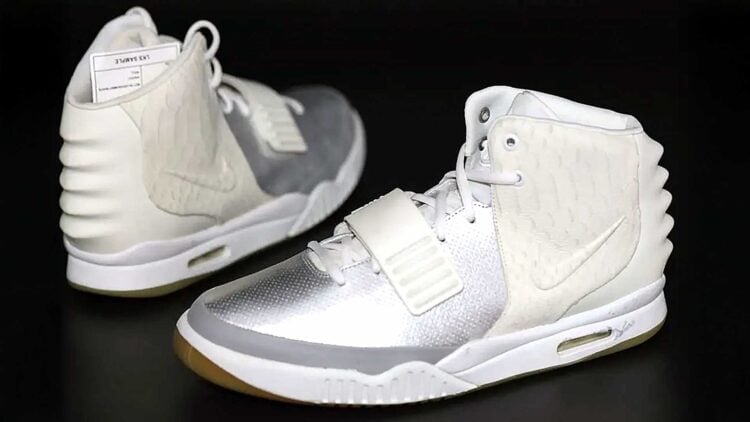 Nike Air Yeezy 2 “Silver/White” sample