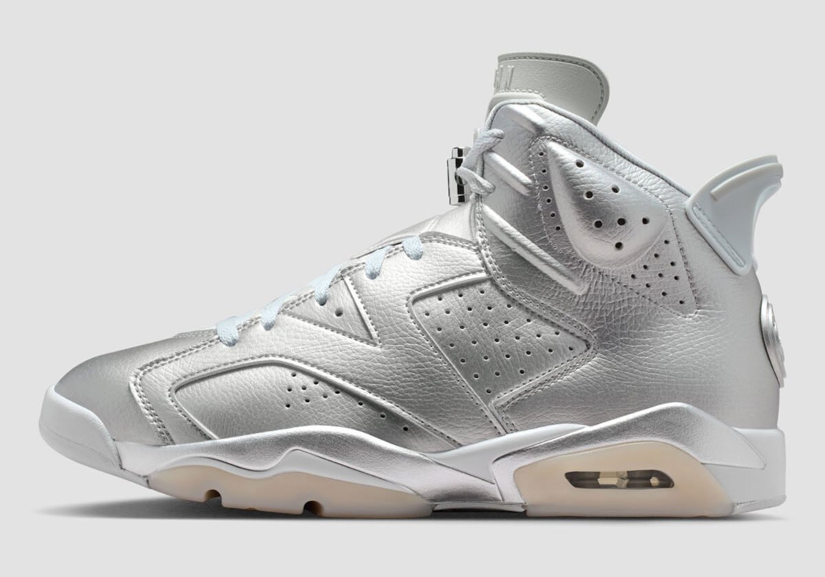 PSG x Air Jordan 6 "Metallic Silver"