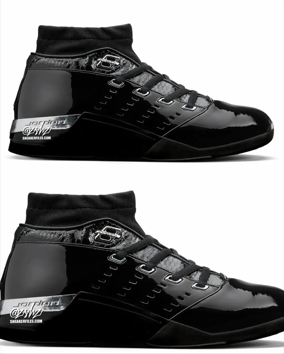 Air Jordan 17 Low Black Patent 2026