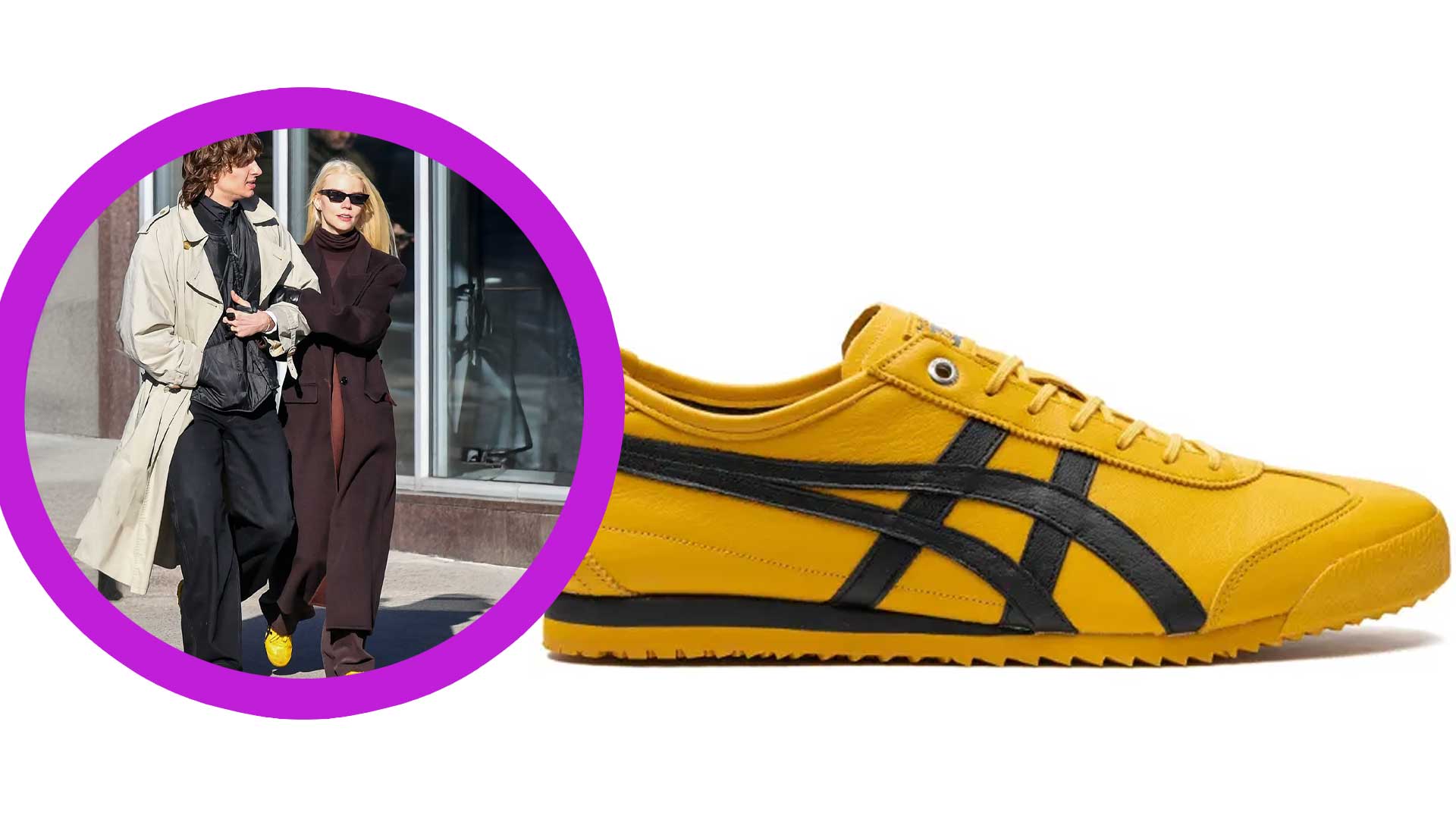 Anya Taylor-Joy in Onitsuka Tiger Mexico 66